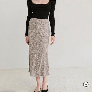 Jenni Kayne Leopard Slip Skirt